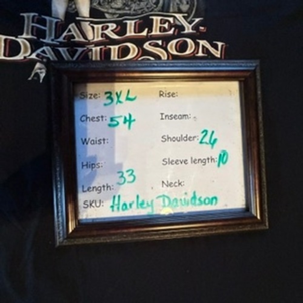 Harley-Davidson T-Shirt Pinup Girl Motorcycle Mile High Aurora Colorado 3XL - Picture 5 of 8